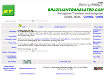 Tablet Screenshot of braziliantranslated.com